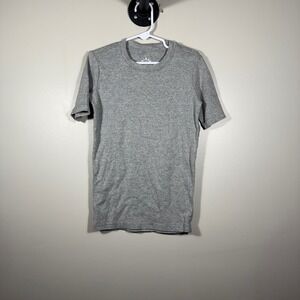 Primary Gray Organic‎ Cotton Short Sleeve T Shirt Top Unisex Size 8 9